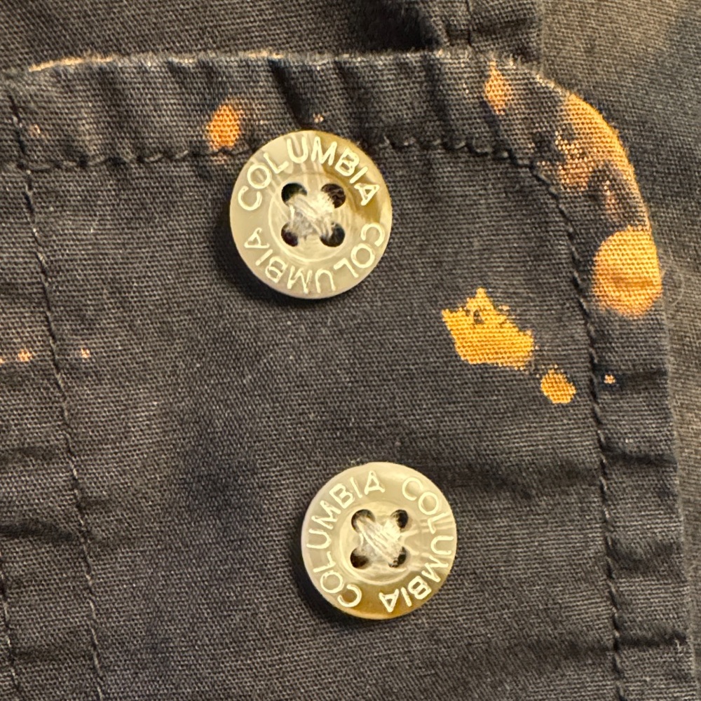 Columbia Sportswear Company PFG Black and Orange Splatter Shirt - Picture 15 of 15